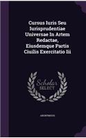 Cursus Iuris Seu Iurisprudentiae Universae in Artem Redactae, Eiusdemque Partis Ciuilis Exercitatio III