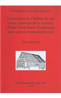 structure de l'habitat du site maya classique de la Joyanca (Petén Nord-Ouest, Guatemala) dans son environnement local