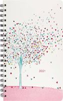 2021 Tree of Hearts Desk Calendar