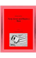 Novel Unit for Forty Acres and Maybe a Mule
