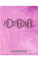 Hexagonal Graph Paper Notebook 1/4 inch hexagons - 160 pages