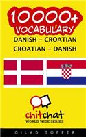 10000+ Danish - Croatian Croatian - Danish Vocabulary