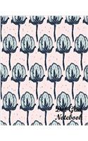 Dot Grid Notebook Flower Pattern No.2
