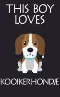 This Boy Loves Kooikerhondje Notebook
