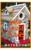 NoteBook for Bird House Plans - Birdhouse NoteBook - Bird Houses Design