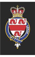 Leman: Leman Coat of Arms and Family Crest Notebook Journal (6 x 9 - 100 pages)