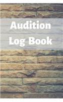 Audition Log Book