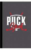 Puck Yeah Hockey Journal Notebook