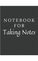 Notebook For Taking Notes