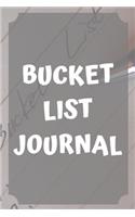 Bucket List Journal