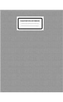 composition notebook: notebook paper wide ruled, Novelty Smiley, notebook paper reinforced holes, notebook college ruled, notebooks and journals, composition notebook, Do