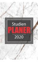 Studienplaner 2020: Ein Studentenkalender und Planer - hochwertiges Papier - Wochenkalender / Tageskalender - zum planen, organisieren und notieren