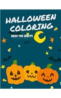Halloween Coloring Book for Adults
