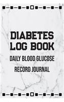 Diabetes Log Book Daily Blood Glucose Record Journal