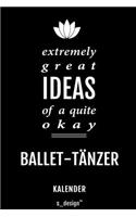 Kalender für Ballet-Tänzer