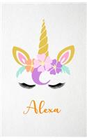 Alexa A5 Lined Notebook 110 Pages