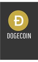 Dogecoin Notebook: Lined Journal, 120 Pages, 6 x 9, Affordable Cryptocurrency, Blockchain Crypto Gift Journal Matte Finish