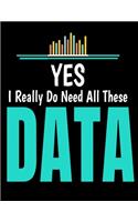 Yes I Really Do Need All These Data