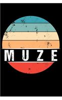 Muze: 100 Pages 6 'x 9' -Dot Graph Paper Journal Manuscript - Planner - Scratchbook - Diary