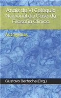 Anais do VI Coloquio Nacional da Casa da Filosofia Clinica