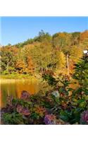 Fall Colors Autumn Lake Reflection School Composition Book 130 Pages: (Notebook, Diary, Blank Book)(Seasonal Fall Photo School Composition Books Notebooks)