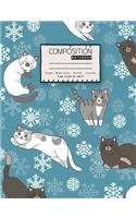 Composition notebook Graph -Wide ruled - Dotted - Unruled: Mix 4 Paper Pages Soft Cover for Journaling