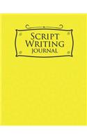 Script Writing Journal: (34 Script Writing Journal)