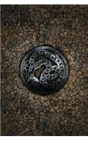Monogram Snake Notebook: Blank Journal Diary Log(86 Monogram Earth 150 Lined)