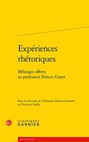 Experiences Rhetoriques