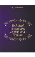 Technical Vocabulary, English and German