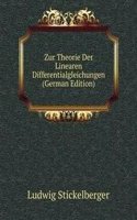 Zur Theorie Der Linearen Differentialgleichungen (German Edition)