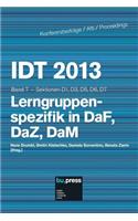 IDT 2013 Band 7 Lerngruppenspezifik in DaF, DaZ, DaM