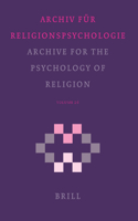 Archive for the Psychology of Religion / Archiv für Religionspsychologie, Volume 26 (2004)