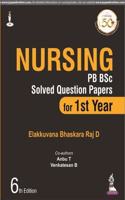 Nursing PB BSc Solved Question Papers for 1st Year