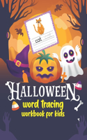 Halloween Word Trace & color for Kids