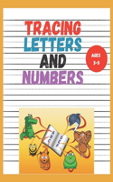 Tracing Letters and Numbers: kindergarten writing paper with lines for abc 123 kids, A great teaching tool for preschools ages 3-5(8.5x11 in) 100 pages , soft cover matte finish