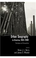 Urban Geography in America, 1950-2000