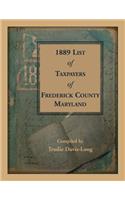 1889 List of Taxpayers of Frederick County, Maryland