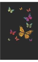 The Butterfly: Butterflies Notebook, Graph Paper (6 x 9 - 120 pages) Animal Themed Notebook for Daily Journal, Diary, and Gift