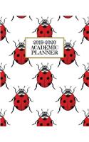 Academic Planner 2019-2020: Pretty Ladybugs on a Weekly and Monthly Dated Student Academic Planner. Elementary, High School, Home school, College 8x10 Organizer Course Schedule