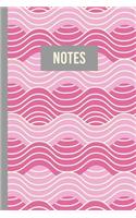 Notes: Dot Grid Notebook - A Whimsical Sketch-style Bohemian Journal, Hearts, Chevron, Hippie, Gypsie-style Notebook