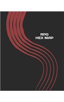 RPG Hex Map: Hexagon Battle Grid Game Mat Template Book with Honeycomb Graph Paper Pages
