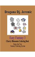 Easy Fantasy 3 Cherry Blossoms Coloring Book