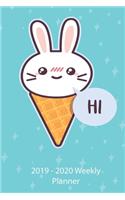 Hi 2019 - 2020 Weekly Planner