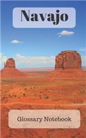 Navajo Glossary Notebook