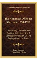 The Almanacs Of Roger Sherman, 1750-1761