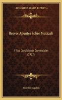 Breves Apuntes Sobre Mexicali: Y Sus Condiciones Comerciales (1922)