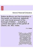 Bolton-Le-Moors and the Townships in the Parish