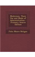 Medicines, Their Use and Mode of Administration