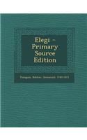 Elegi - Primary Source Edition